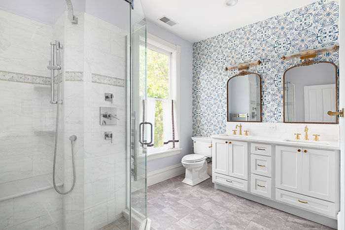 Classic Bathroom Shower Remodeling