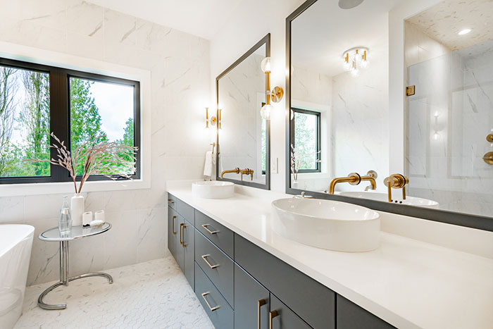 Double Vanity Bathroom Sink Remodeling